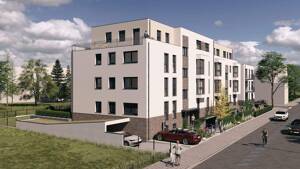 Attraktive 3,5 Zimmer-Wohnung im DG mit Dachterrasse und Aufzug – 63075 Offenbach am Main – Vorschaubild 2
