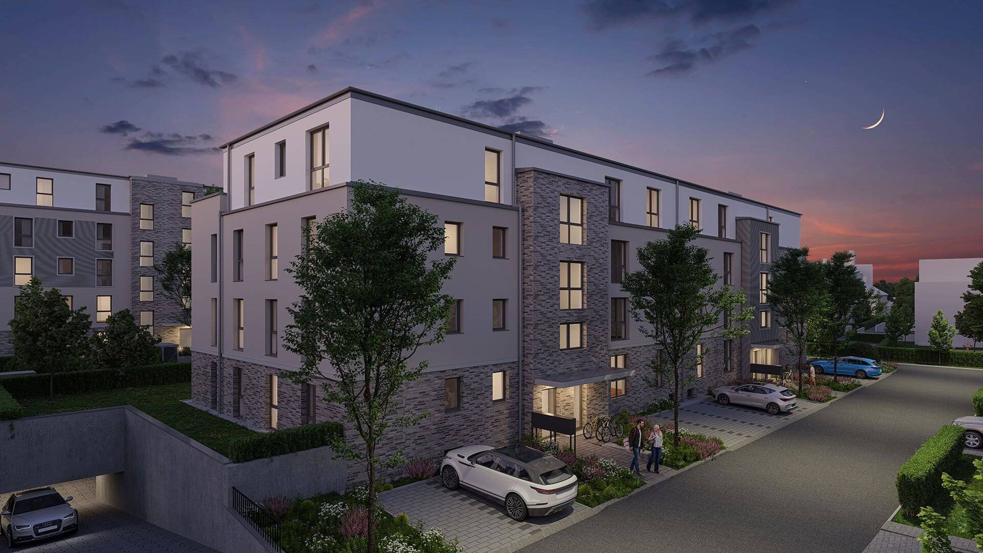 Wohnqualität im Neubau  2 Zi.  2. OG  Küche (Erstbezug ab 01.10.2025)