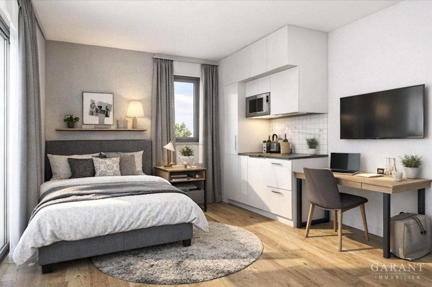 Kapitalanlage: 1 Zimmer-Studentenwohnung in Augsburg