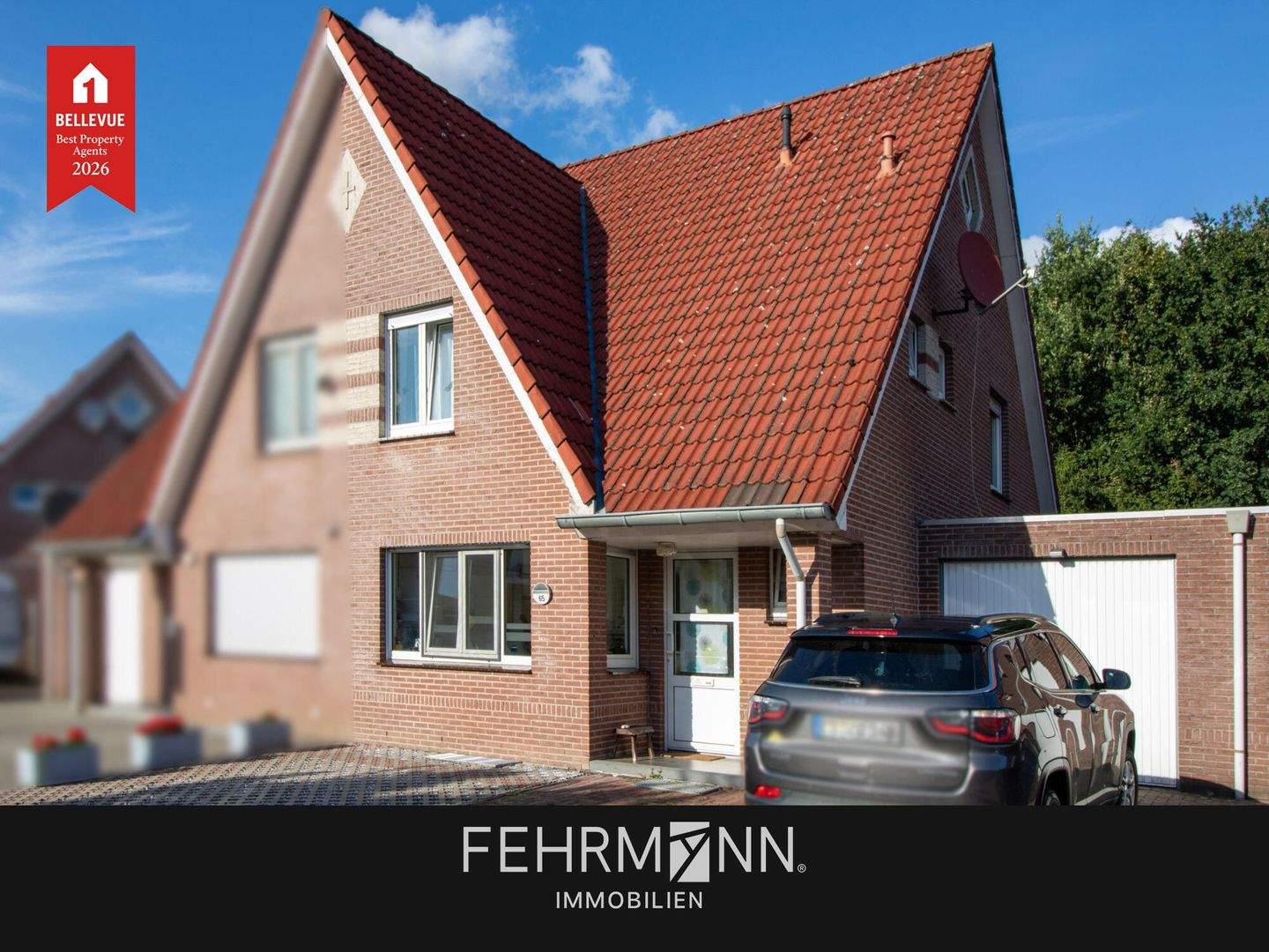 Charmante Doppelhaushälfte mit Garage in Gronau zum Kauf – Gronau – Bild 1 von 9
