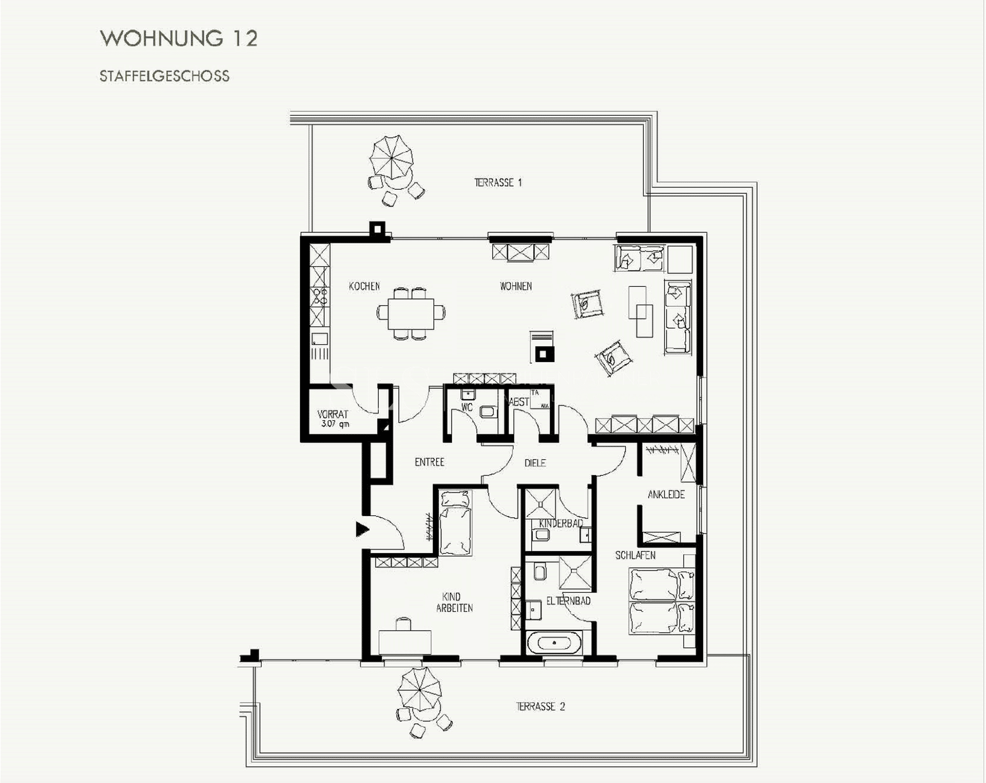 Penthouse in 45657 Recklinghausen mit 154 m² kaufen