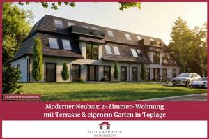 Neubau-Erstbezug: Lichtdurchflutete 2-Zimmer-Wohnung mit Terrasse & Garten