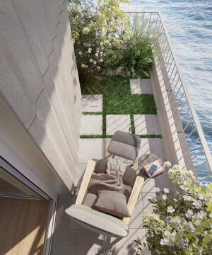 Wasser & Skyline: 3-Zimmer-Wohnung mit Baakenhafen- und Cityblick – 20457 Hamburg – Vorschaubild 7
