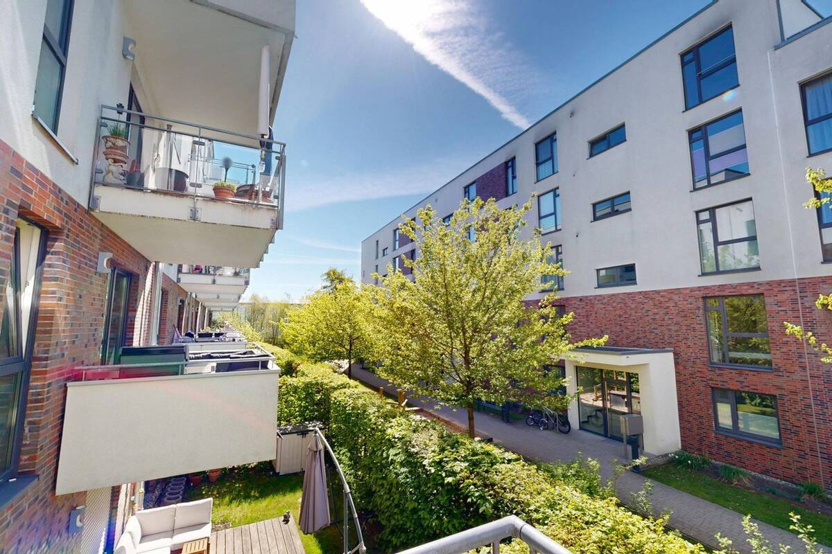 4-Zi-Wohnung mit 2 Duschbädern & barrierearmem Zugang nahe S-Bahn Bergedorf am Schleusengraben – 21035 Hamburg – Bild 1 von 9