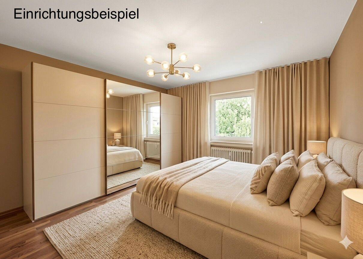 Gepflegte 3-Zimmer-Wohnung mit sonnigem Südbalkon nahe Nürnberg Messe – Nürnberg – Vorschaubild 3