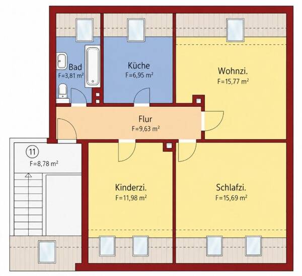 Etagenwohnung in 08523 Plauen mit 127 m² kaufen
