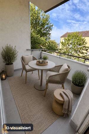 2 Zi. ETW * 2 Parkplätze * Westbalkon * frei verfügbar – 60386 Frankfurt am Main – Vorschaubild 6
