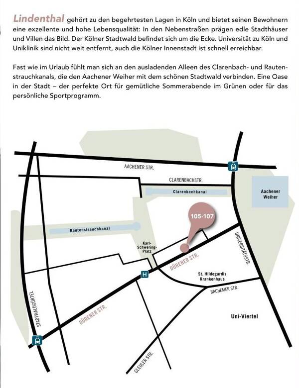 Etagenwohnung in 50931 Köln mit 92,81 m² kaufen