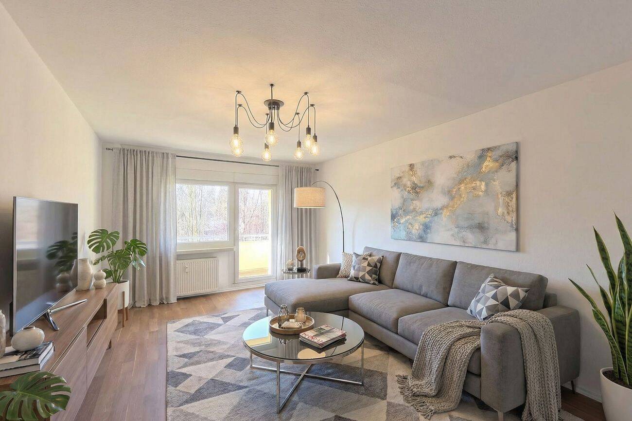 Single Traum: Frisch saniert, Einbauküche & Süd-West-Balkon – Chemnitz – Vorschaubild 3