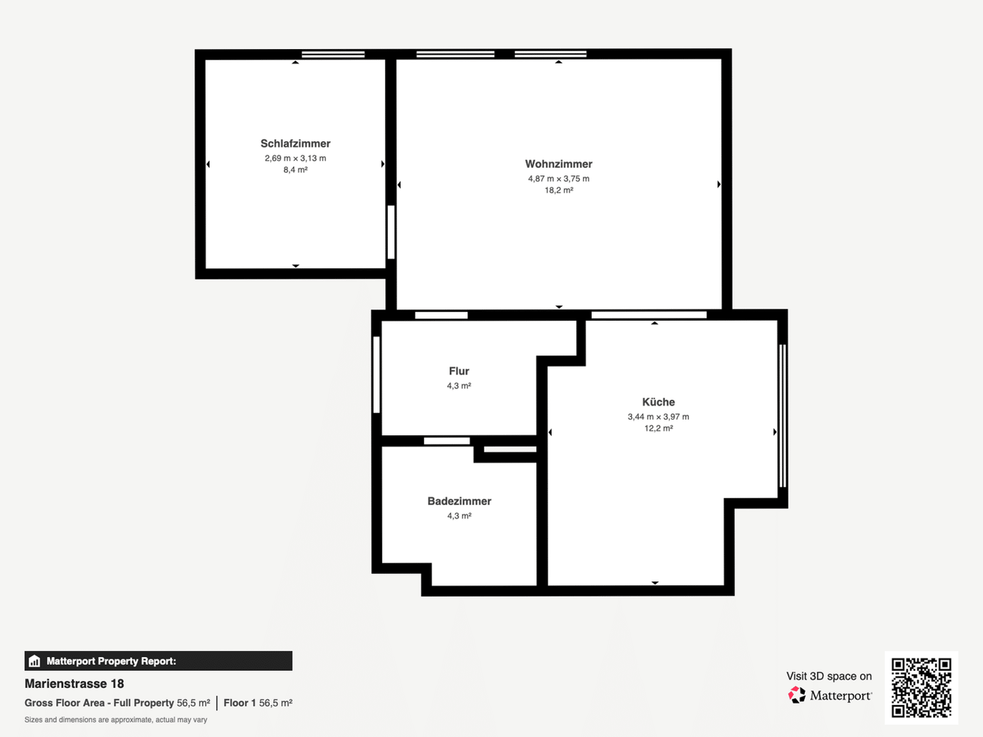 Dachgeschosswohnung in 85386 Eching mit 48 m² kaufen