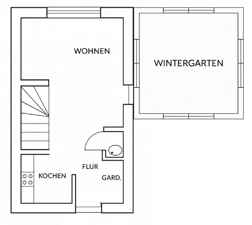 Einzelhaus-Charakter – Reihenendhaus mit großem Garten! – Hamburg – Vorschaubild 6