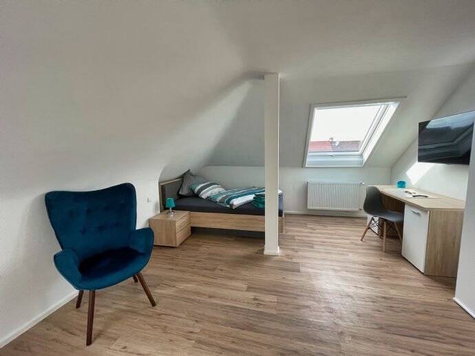 Boardinghouse - Apartments zur Kurzzeitmiete im Studio mit Küche in separatem Raum – Heilbronn – Vorschaubild 5