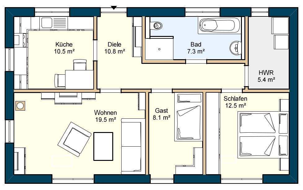 Ihr neues Zuhause: Bungalow mit sonnigem Garten & vielseitigen Möglichkeiten – Radebeul – Vorschaubild 6