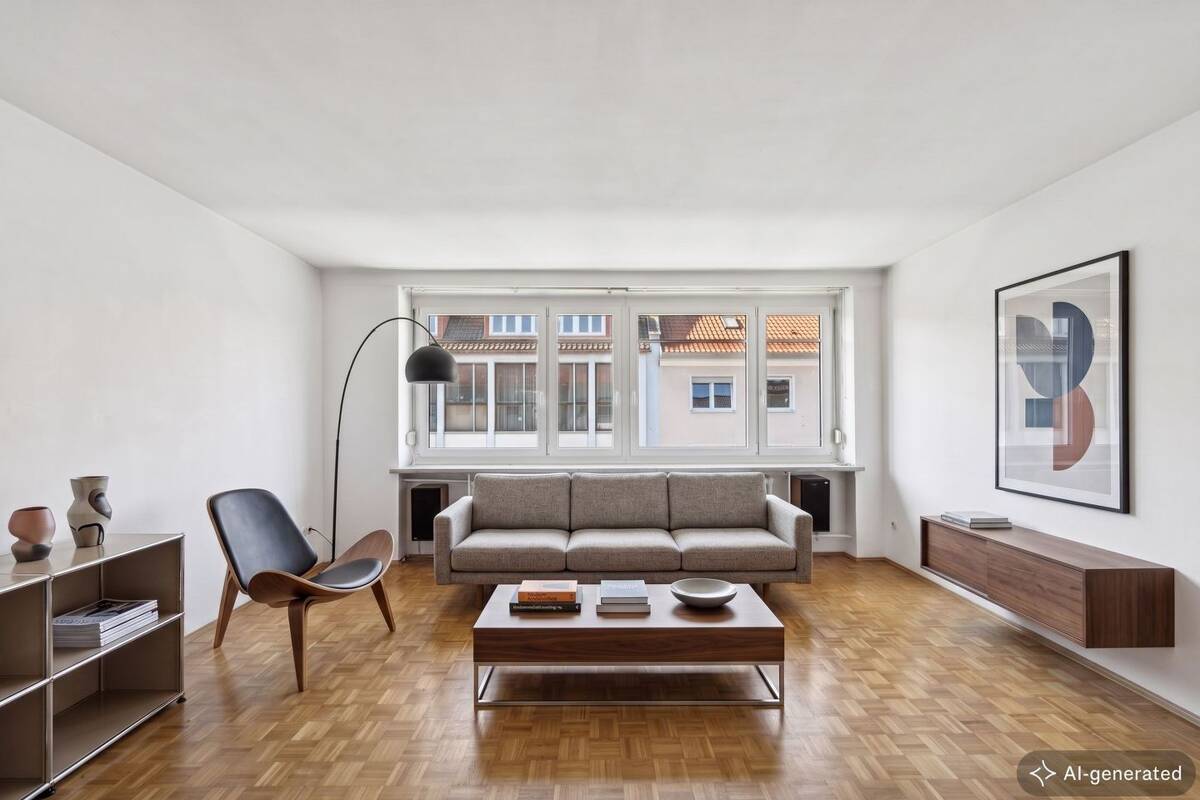 Mitten in der Maxvorstadt: 3-Zimmer-Wohnung mit Balkon zum Innenhof – 80798 München – Bild 1 von 6
