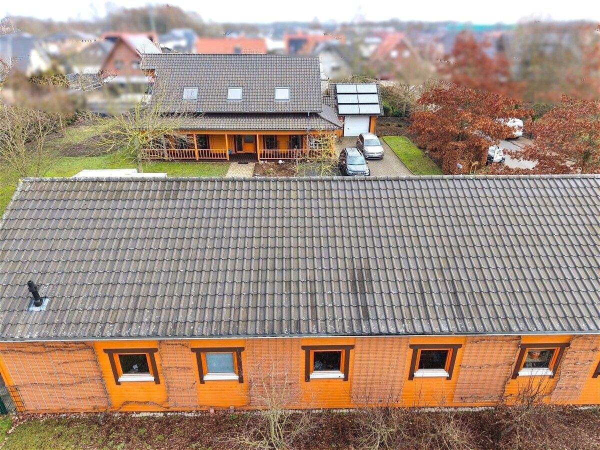 Premium Öko-Blockhaus mit separatem Büro u. Werkstattgebäude auf 2.000 m². Ohne Käuferprovision! – Dinklage – Vorschaubild 5