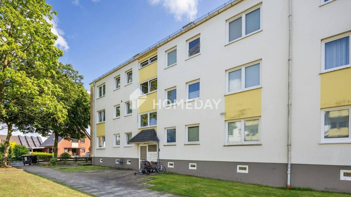 Vermietete Zwei-Zimmer-Eigentumswohnung mit Keller und Hausmeisterservice – 28790 Schwanewede – Bild 1 von 6