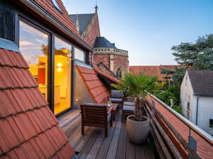 Denkmalgeschütztes Raritäten-Loft für Charakterliebhaber - 3 Ebenen, Kamin, historische Balken – 68239 Mannheim – Vorschaubild 2