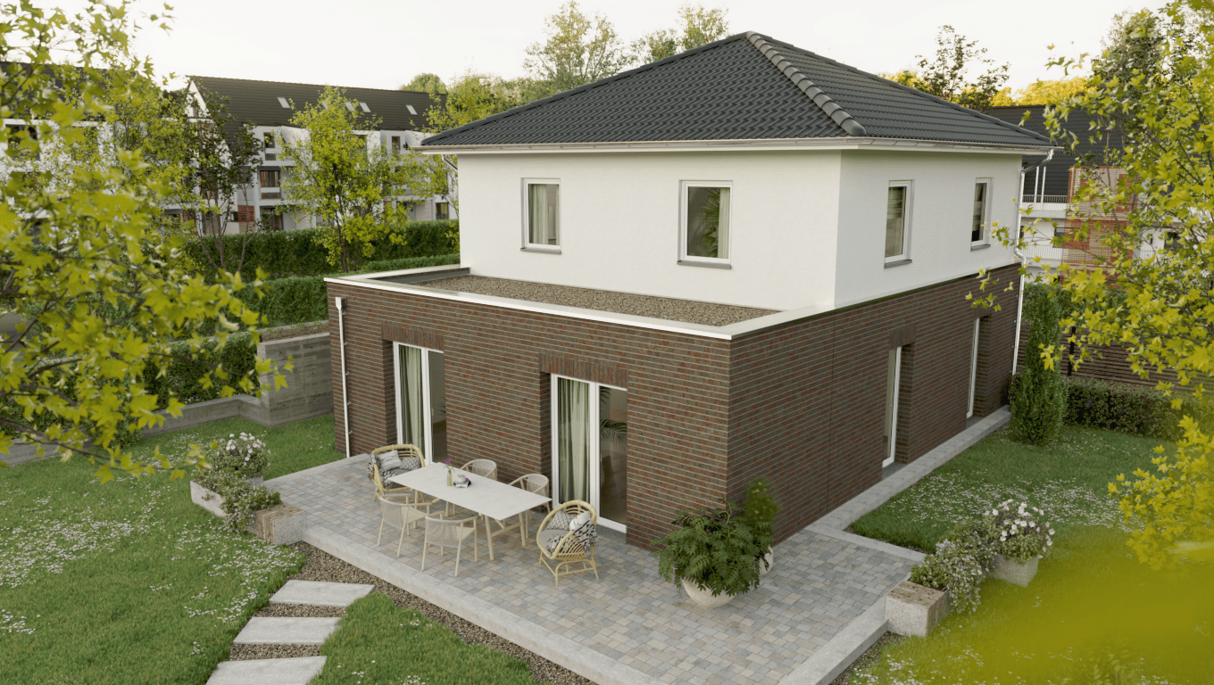 Moderne Optik und funktionaler Grundriss - die Stadtvilla mit Staffelgeschoss – Bad Salzuflen – Vorschaubild 3