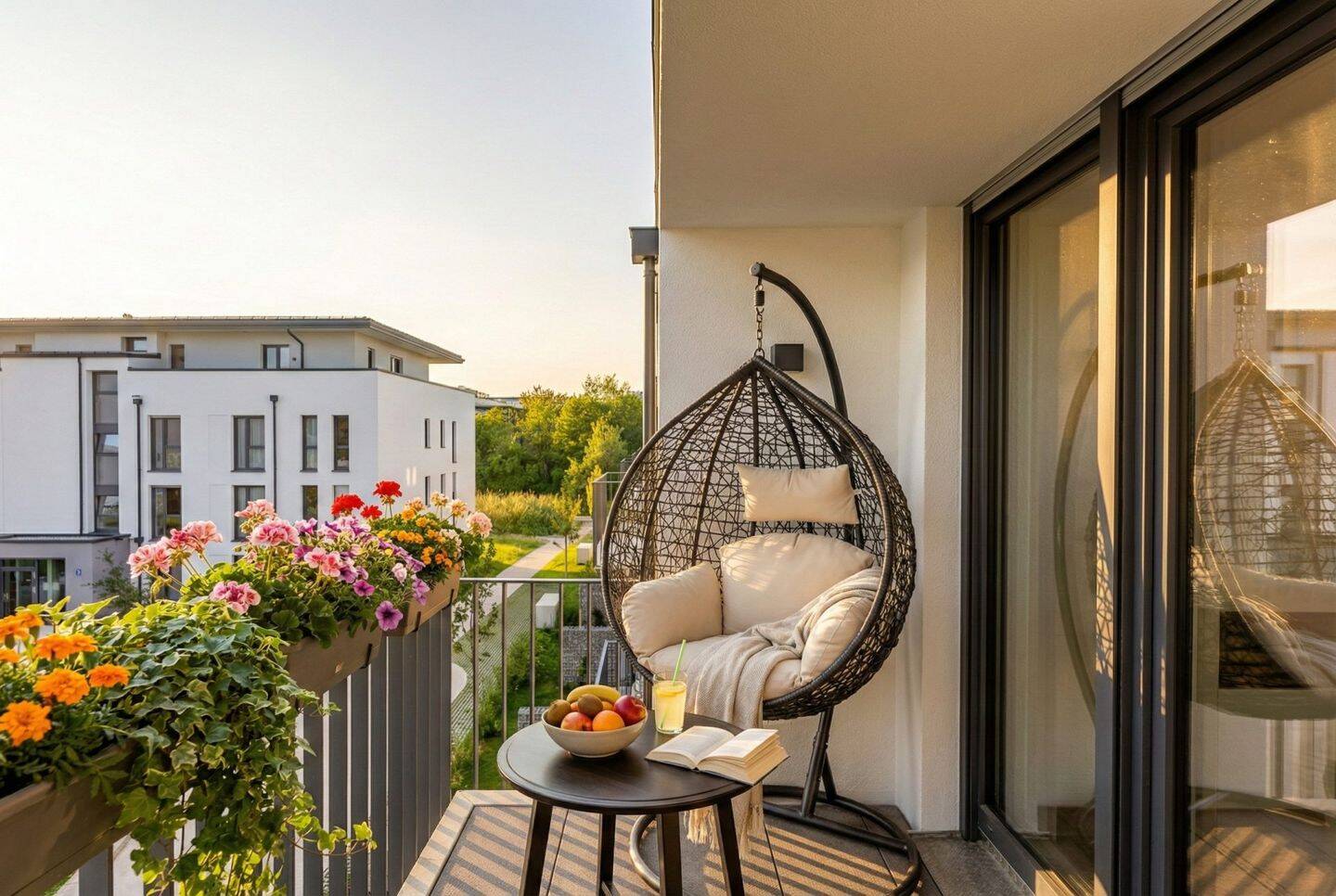 3-Zimmer-Wohnung in südlicher Ausrichtung mit hochwertigen Badezimmern und Balkon – Haar – Vorschaubild 4