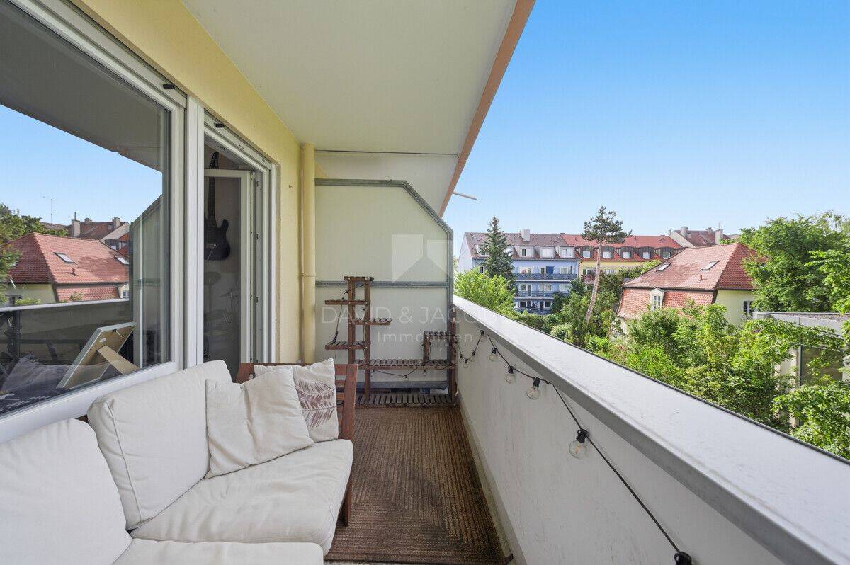 Investieren in München: Vermietete 1-Zimmer-Wohnung mit Süd-Balkon in Laim!
