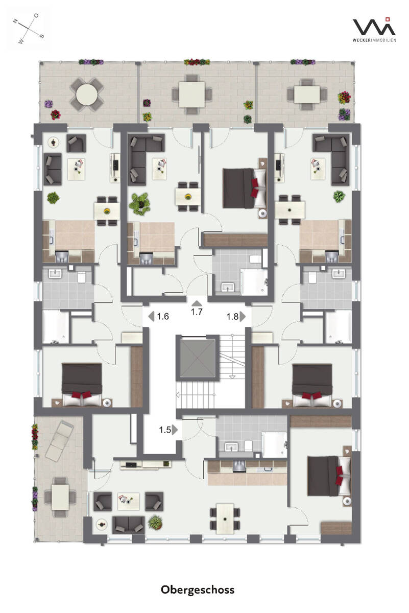 KfW 40 + QNG! Hochmoderne EIGENTUMSWOHNUNGEN in Stadtrandlage - urban und beliebt – Münster – Vorschaubild 5