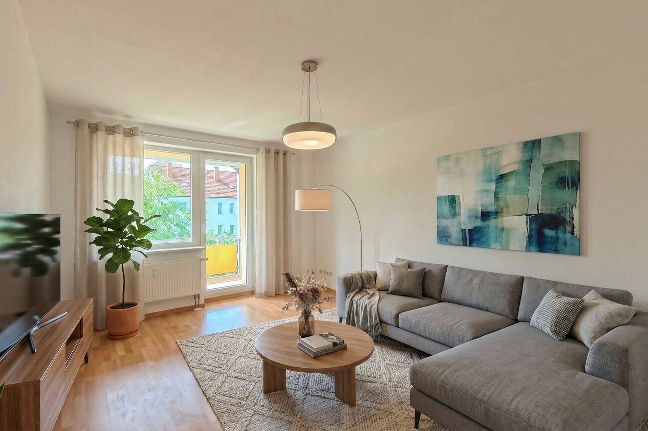 geräumige 3 Zimmer mit Fenster in Bad und Küche – Chemnitz – Vorschaubild 3