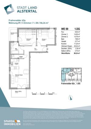 Neubauwohnung mit Balkon in Südausrichtung! – 22393 Hamburg – Vorschaubild 2