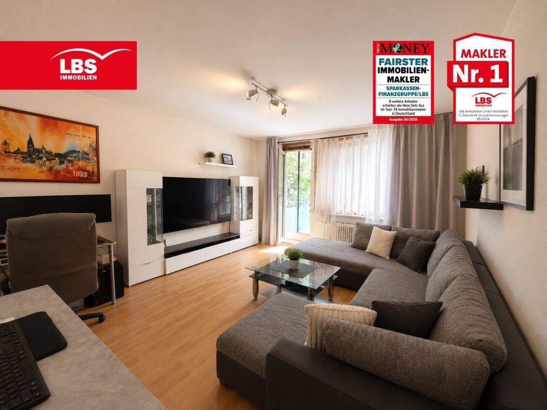 Kapitalanlage oder Eigenheim: Charmante 2-Zimmer-Wohnung mit Stellplatz