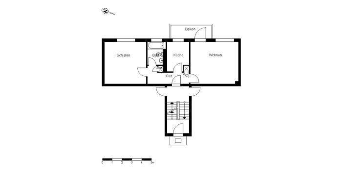 Hier macht wohnen Spaß: individuelle 2-Zimmer-Wohnung – Bremen – Vorschaubild 2