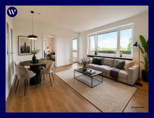 Neues Familien-Zuhause! Modernisierte 4 Zimmer mit Einbauküche Umlaufbalkon, 2 neue Bäder, Aufzug
