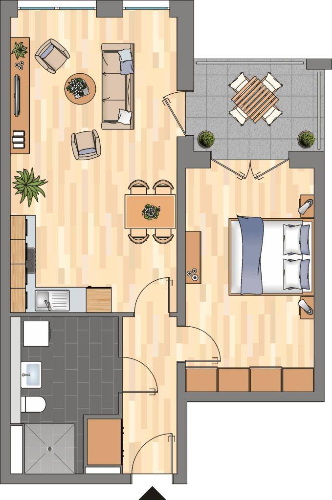 2-Zimmer NEUBAUWOHNUNG in Essen-Südviertel – Essen – Vorschaubild 7