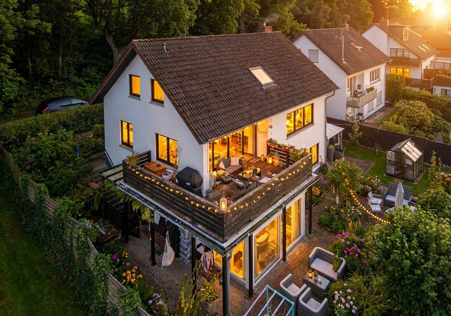 Einfamilienhaus mit Einliegerwohnung in Hiddeser Waldrandlage – Detmold – Bild 1 von 9