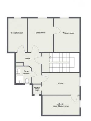 Großzügige 4-Zimmer-Wohnung in klassischem Altbau Nähe Ostpark – 33604 Bielefeld – Vorschaubild 2