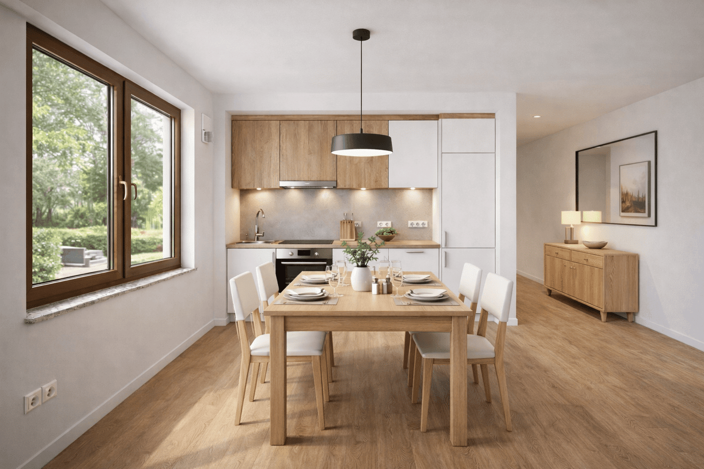 Viel Raum, viel Licht: 75 m² 2-Zimmer-Wohnung mit überdachtem Balkon & Süd-Ost-Ausrichtung