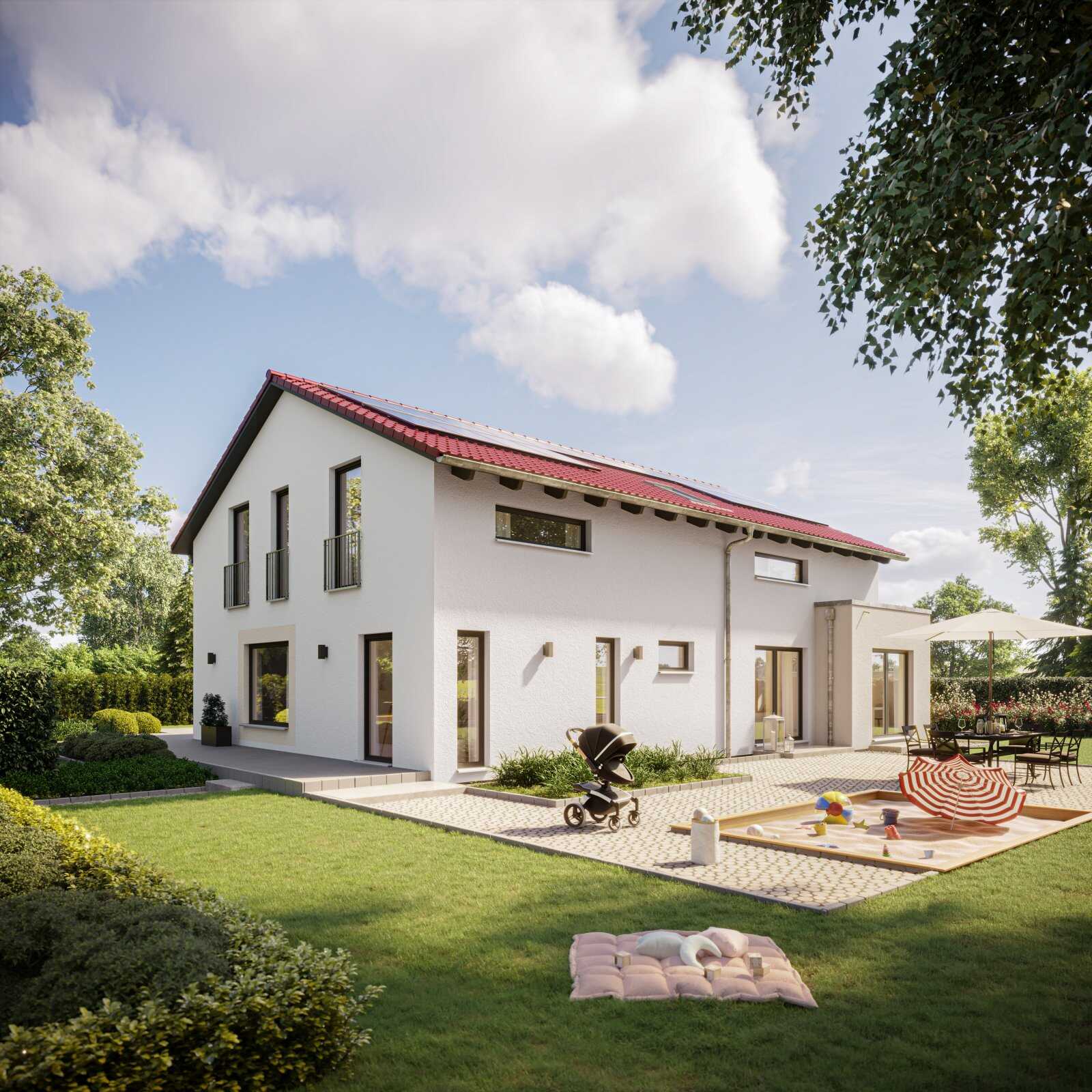 Mehrgenerationshaus mit Förderung auf großem Grundstück in grüner Ruhiglage – Mühlenbecker Land – Bild 1 von 9