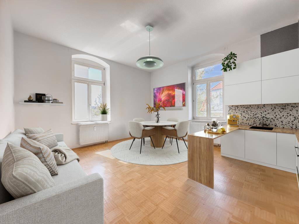 ERSTKLASSIGES 1 ZI. APARTMENT IN STILVOLLER GRÜNDERZEITVILLA - IN BEGEHRTER & RUHIGER LAGE