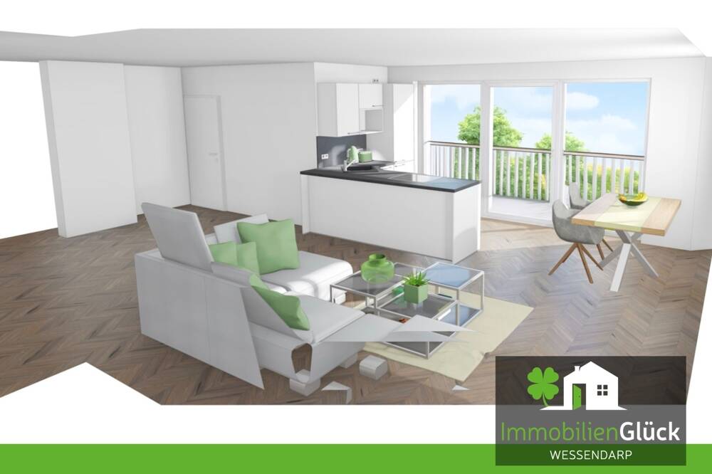 Neuausgebaute Mietwohnung in ruhiger Lage von Bissendorf-Schledehausen