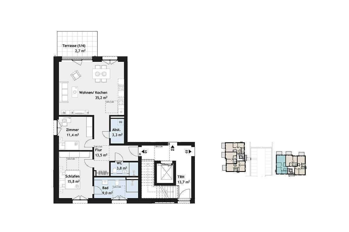 Terrassenwohnung in Hamburg Poppenbüttel – Hamburg – Vorschaubild 5