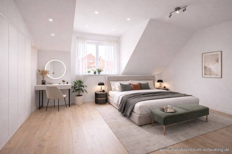 Kernsanierte 4 Zimmer Wohnung mit Loggia & Lift in prominenter Lage von Bogenhausen – München – Vorschaubild 8