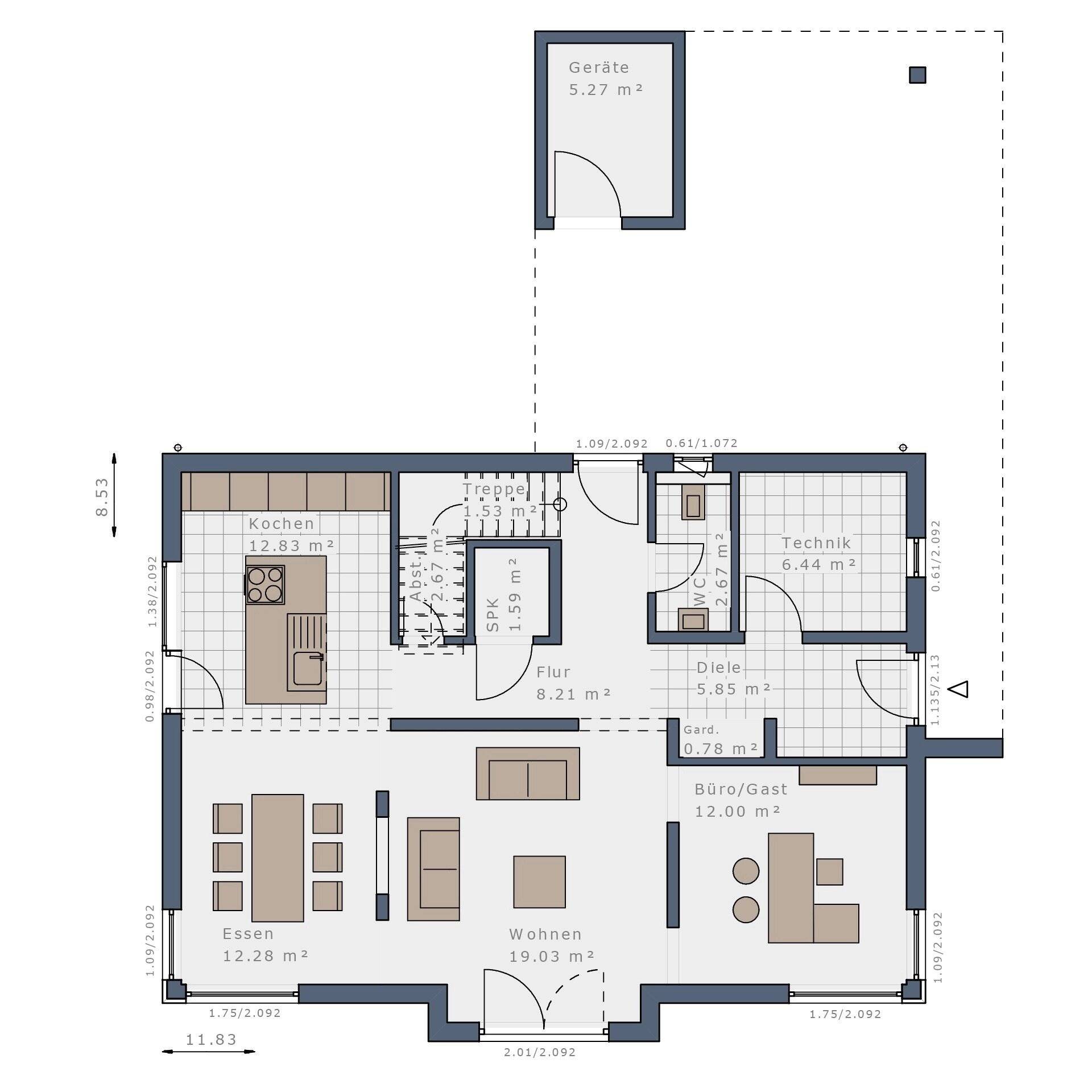 Königstein /Ts. (kein OT) / indiv. planb. Neubau (m. FESTPREIS u. verbindlicher Terminschiene) – Königstein – Vorschaubild 2