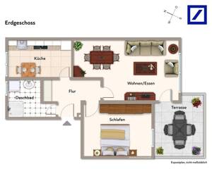 Erdgeschoss-Idylle: 2 Zimmer, Südterrasse, Einbauküche - barrierearmes Wohnen im Grünen – 14163 Berlin – Vorschaubild 7
