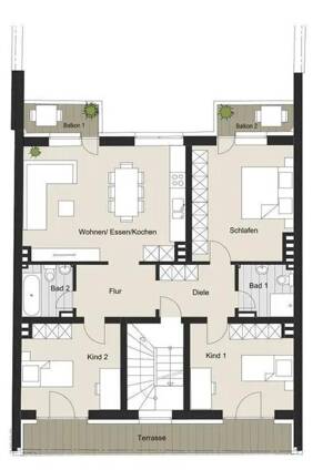 Urban leben & effizient wohnen – Modernisierte Wohnung im Stadtgarten-Viertel! Kamekestr. 27, WE7 – 50672 Köln – Vorschaubild 2