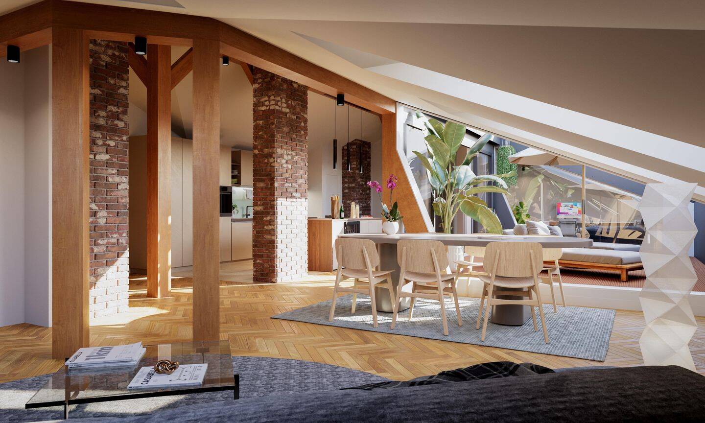 160qm exklusives Penthouse mit Sauna und Terrasse im Bergmannkiez – Berlin – Vorschaubild 7