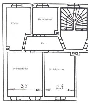 KNAUTKLEEBERG +2 RAUM WOHNUNG + EINBAUKÜCHE MÖGLICH + AB SOFORT – 4249 Leipzig – Vorschaubild 2