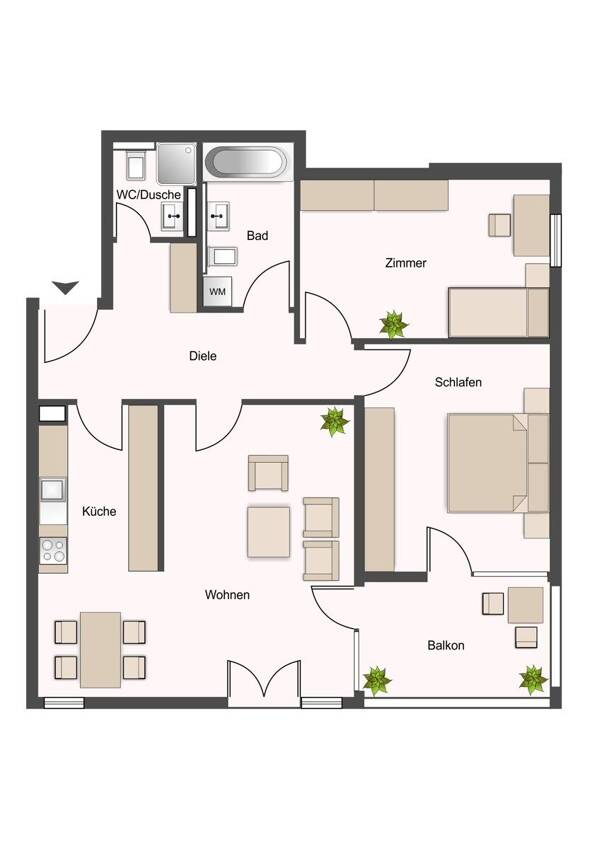 Etagenwohnung in 69115 Heidelberg mit 85,3 m² kaufen