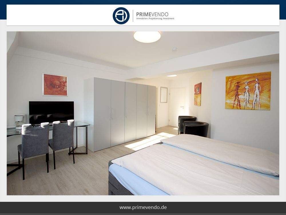 Apartment inkl. Küche, Möbel, Bad, Internet, Smart-TV, Reinigungsservice – Karlsruhe – Vorschaubild 3