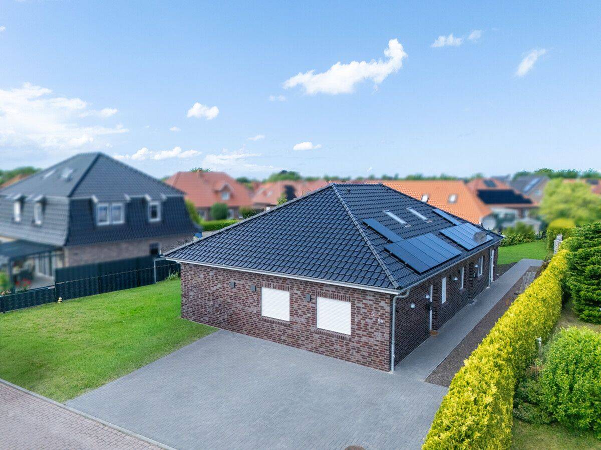 Neubau-Bungalowhälfte in Visquard - schlüsselfertig mit Wärmepumpe und PV-Anlage – Krummhörn – Vorschaubild 2