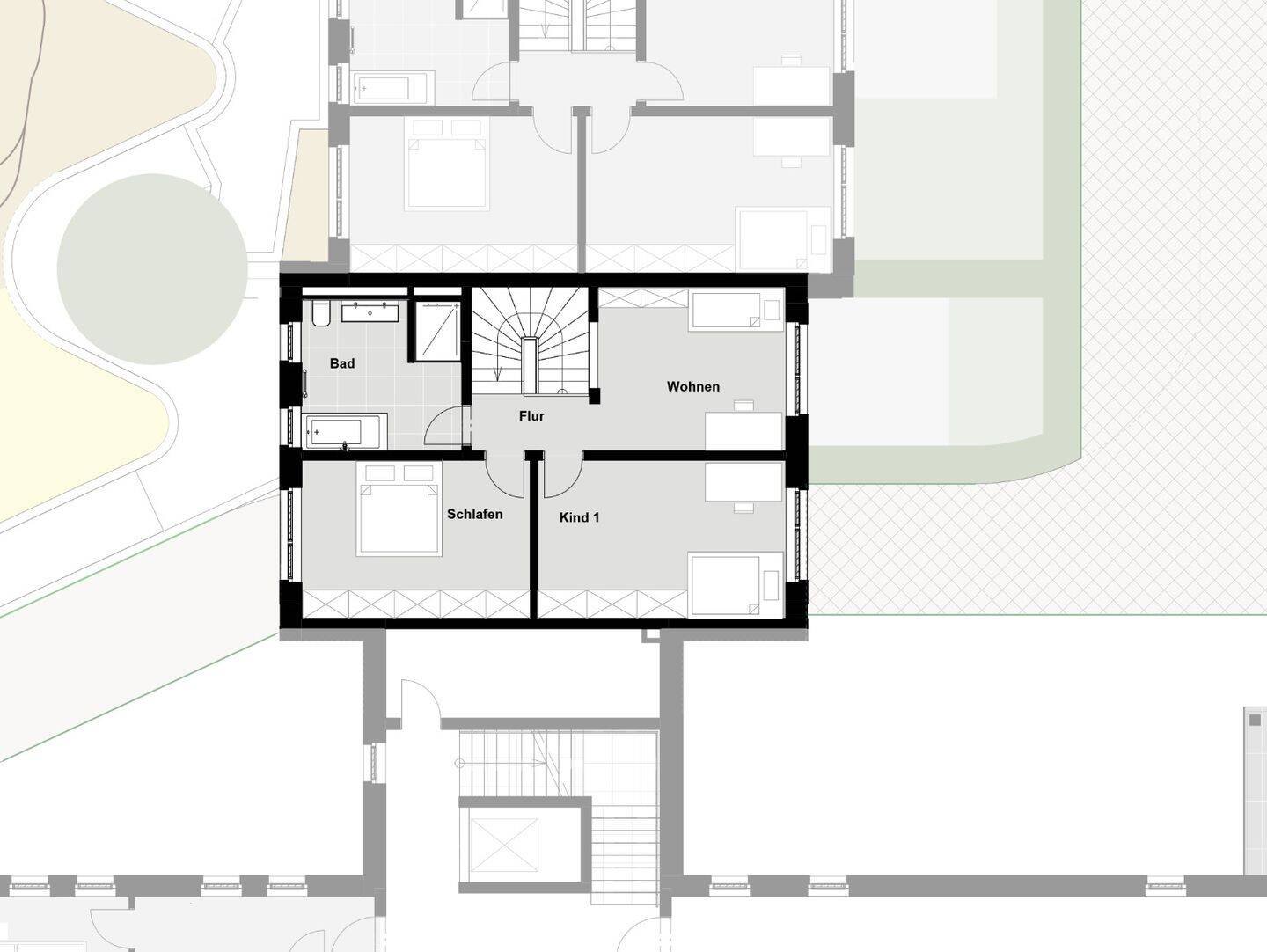 Exklusives Reihenhaus (4Zi) im Innenhof! *ab sofort verfügbar! – Mönchengladbach – Vorschaubild 6