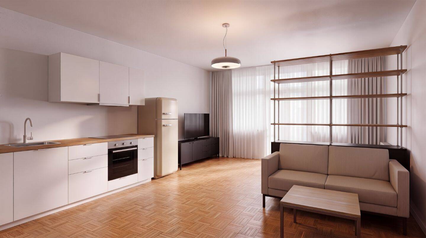 Exklusives 1-Zimmer Studio in bester Lage, inkl. Tiefgarage – Hamburg – Vorschaubild 2