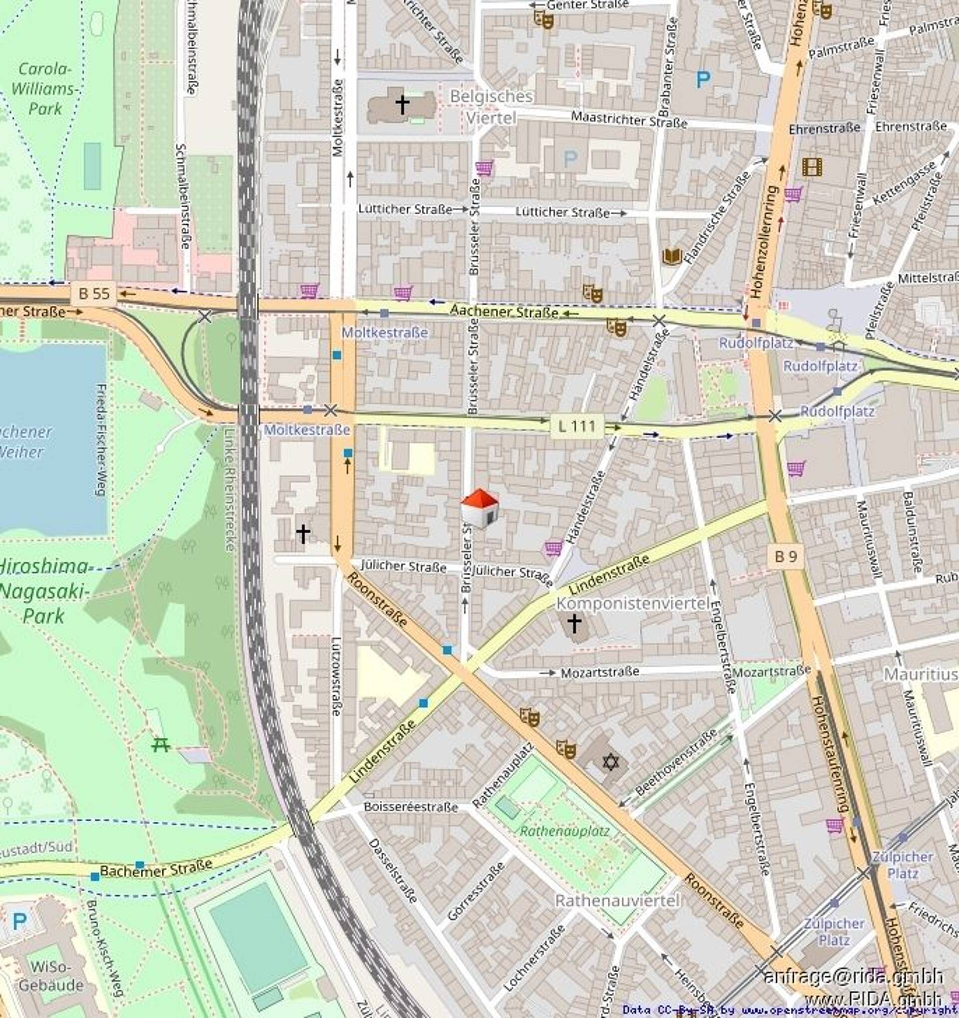 Etagenwohnung in 50674 Köln mit 69 m² kaufen